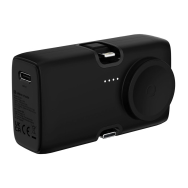 Urban Vitamin San Diego RCS rplastic 20W PD powerbank, melns, detaļas skats (1)