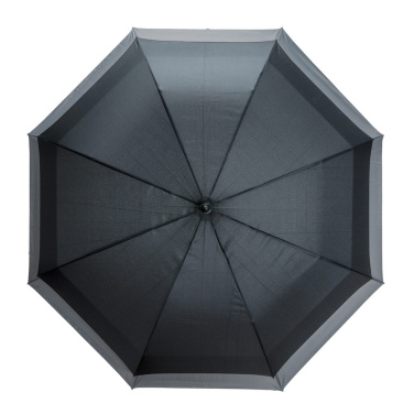 Swiss Peak AWARE™ 23" līdz 27" paplašināms lietussargs, melns, detaļas skats (3)