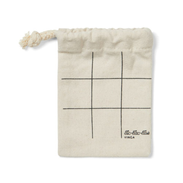 VINGA Tic-tac-toe mini spēle, brūns, detaļas skats (2)