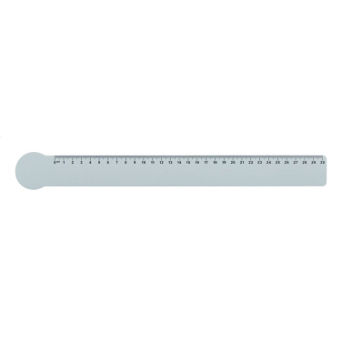 Couler 30 – 30 cm lineāls, aplis, balts, produkta papildu skats 2