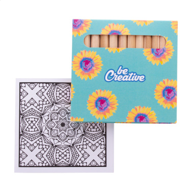 Coloxil 12 – Pielāgojams krāsošanas komplekts, mandala, balts, produkta papildu skats 4