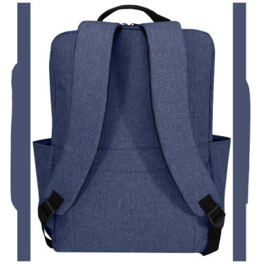 Libra 15” GRS pārstrādāta klēpjdatora mugursoma 15L, Viršu tumši zila, produkta attēls (2)