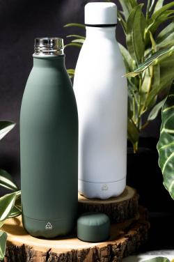 Refill Soft – pārstrādāta nerūsējošā tērauda pudele, zaļš, produkta papildu skats 4