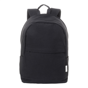 Rebyss Back – pārstrādāta audekla mugursoma, melns, produkta papildu skats 2