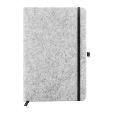 Refelt Note A5 – RPET filca piezīmju grāmatiņa, pelēks, produkta papildu skats 2