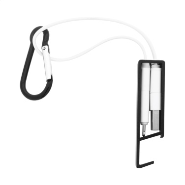 Cappy – USB lādētāja kabelis, melns, produkta papildu skats 2