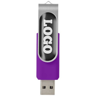 Rotate USB 3.0 zibatmiņa ar kupolveida uzlīmi – violets, 32GB, produkta attēls (1)