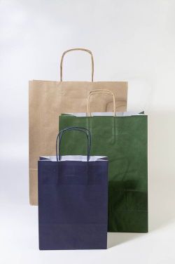 Papbag L – papīra dāvanu maisiņš, liels, dabisks, produkta papildu skats 3