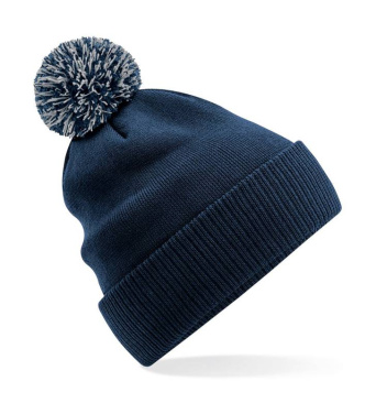 Pārstrādāta Snowstar® cepure, krāsa: melna/balta - Beechfield (4)
