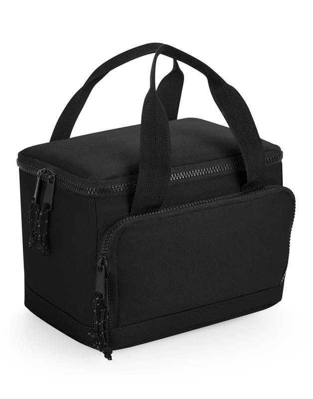 Pārstrādāta mini dzesētāja soma, krāsa: melna - Bagbase (1)