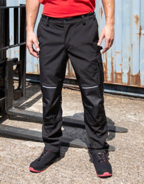 Plānas softshell darba bikses, krāsa: melna - Result Work-Guard (2)