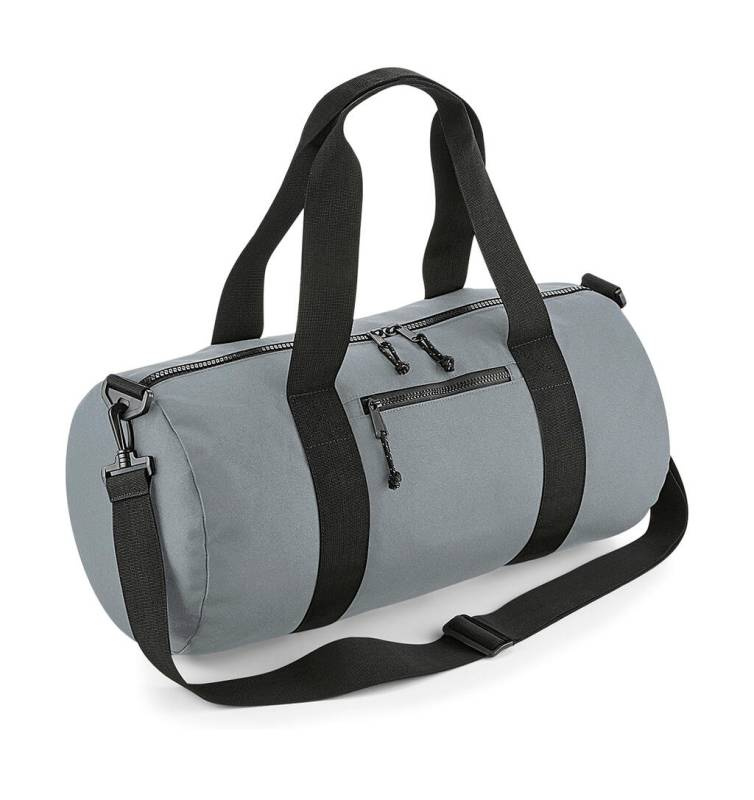 Pārstrādāta mucas soma, Tīri pelēks - Bagbase (1)