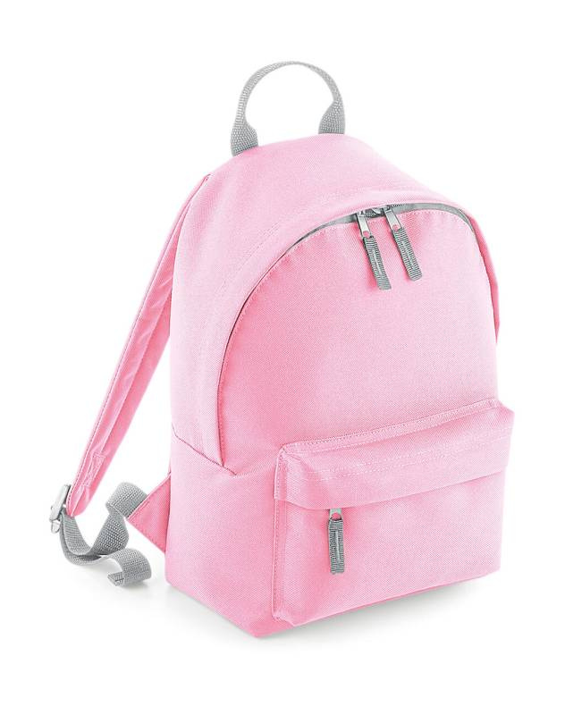 Mini modes mugursoma, Klasiski rozā/gaiši pelēka - Bagbase (1)