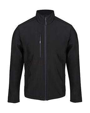 Godīgi ražota pārstrādāta softshell jaka, krāsa: melna – Regatta Professional (1)