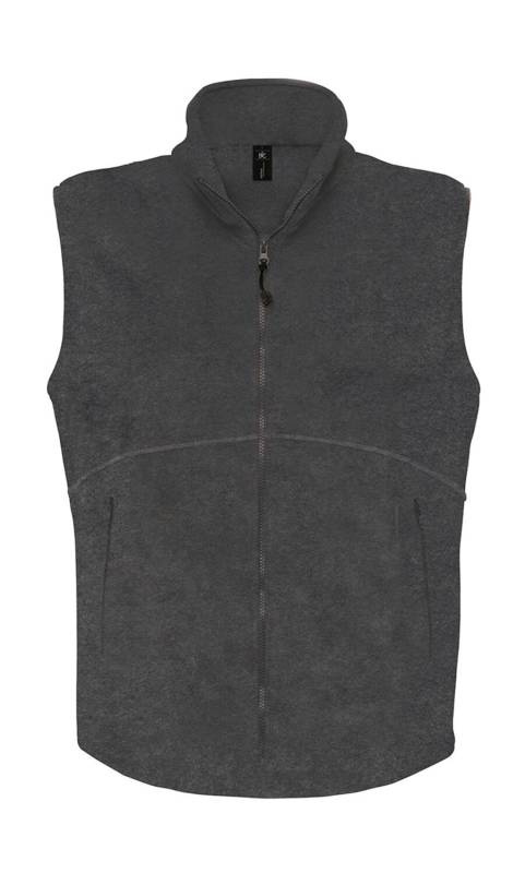 Traveller+ Fleece jaka ar sildošu virsdrēbju, krāsa: ogļu pelēka – B&C Outerwear (1)