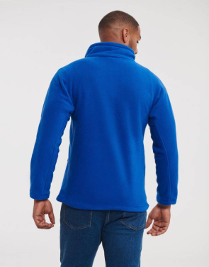 Ceturtdaļas rāvējslēdzēja āra flīsa jaka, krāsa: melna – Russell Athletic (4)