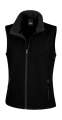 Sieviešu apdrukājama softshell jaka, krāsa: melna/melna, Melns/melns