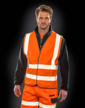 Augstas redzamības automaģistrāles veste, Fluorescējoši dzeltens – Result Safe-Guard (2)