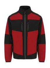 E-Volve divslāņu softshell jaka, Klasiski sarkans/melns