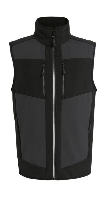 E-Volve Softshell veste, Pelnu/melns – Regatta Professional (1)