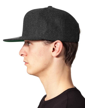 Melton vilnas snapback krekls, krāsa: tumši pelēka – Flexfit (3)