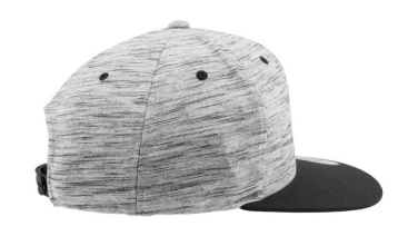 Stripes Melange Crown Snapback krekls, krāsa: melna/pelēka – Flexfit (4)