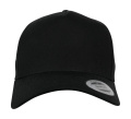 5 paneļu izliektas klasiskās krekliņas ar snapback aizdari, krāsa: melna, Melns