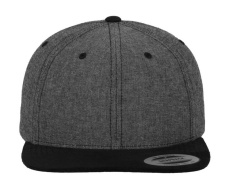 Chambray-Suede Snapback krekls, krāsa: melna/melna