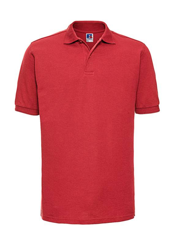 Izturīgs polo krekls — līdz 4XL izmēram, Spilgti sarkans – Russell Athletic (1)