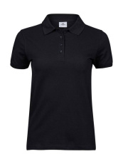 Dāmu smagais polo pikē, krāsa: melna