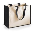 Printers' Jute Classic iepirkšanās soma, krāsa: melna, Melns