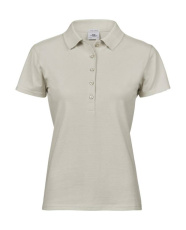 Dāmu grezns, elastīgs polo krekls, Cements