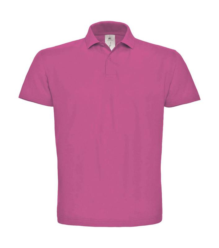 ID.001 Pikē polo krekls, krāsa: fuksijas rozā – B&C (1)