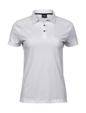 Dāmu luksusa sporta polo krekls, krāsa: balta