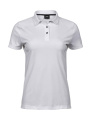 Dāmu luksusa sporta polo krekls, krāsa: balta, Balts