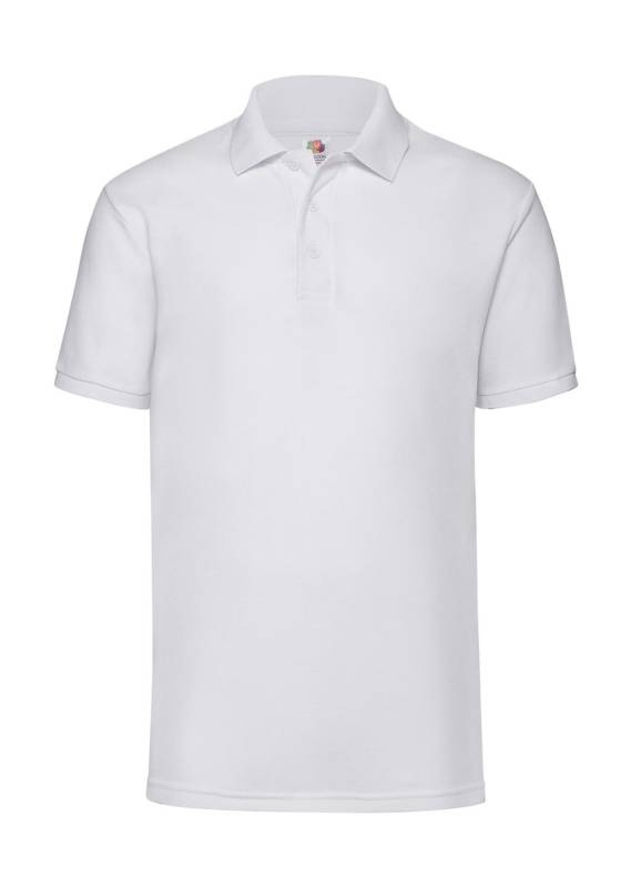 65/35 Polo, krāsa: balta – Fruit of the Loom (1)