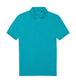 Mans Eco Polo krekls 65/35, Pop tirkīza