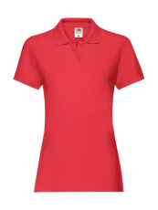 Dāmu Premium polo krekls, krāsa: sarkana