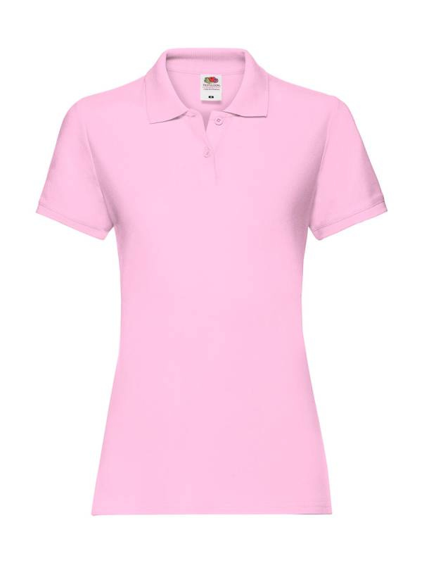 Dāmu Premium polo krekls, Gaiši rozā – Fruit of the Loom (1)