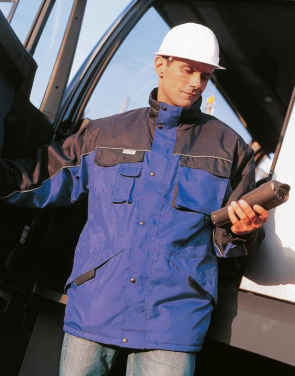 Izturīgs kombinētais mētelis, krāsa: pelēka/melna – Result Work-Guard (3)