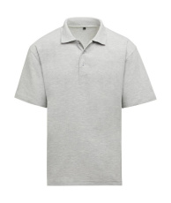 Unisex polo krekls, krāsa: pelēks melanžs
