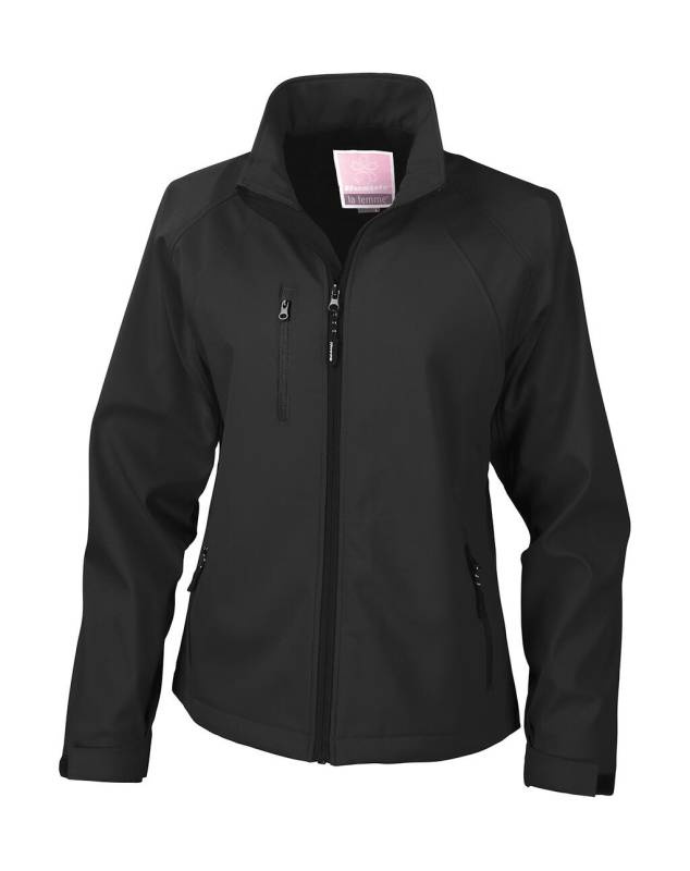 Sieviešu Softshell pamatslānis, krāsa: melna – Result (1)