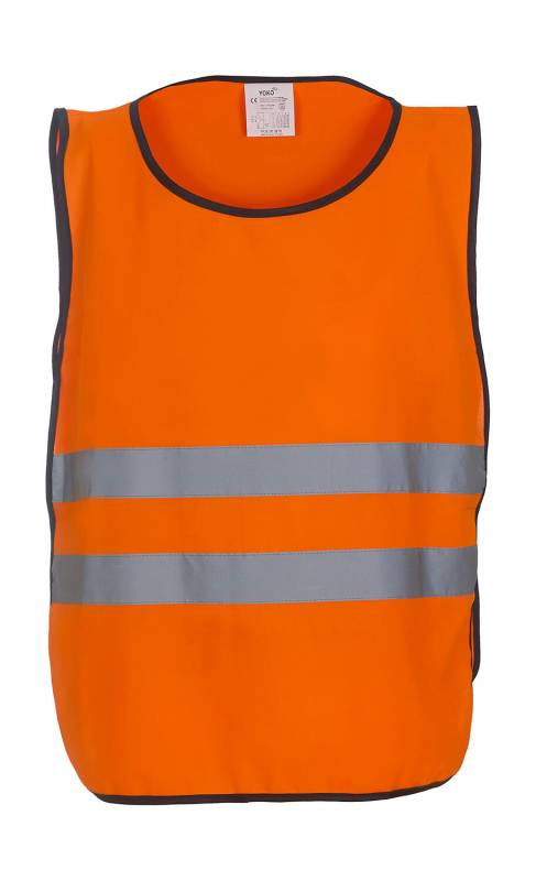 Fluo pieaugušo vestes, krāsa: fluorescējoši oranža – Yoko (1)
