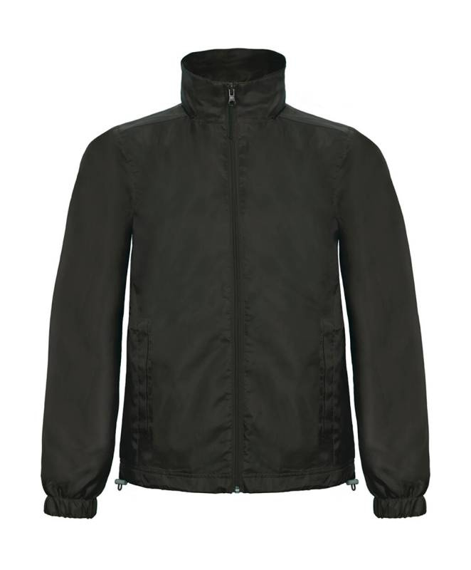 ID.601 Starpsezonas vējjaka, krāsa: melna – B&C Outerwear (1)