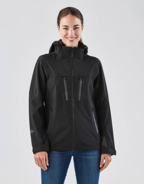 Sieviešu Patrol Softshell jaka, Melns/oglekļa – Stormtech (2)