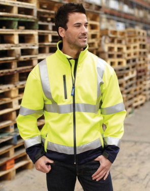 Fluo Softshell jaka, krāsa: tumši zila – Yoko (3)