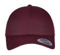 Izliekta klasiskā snapback krekls, Maroon