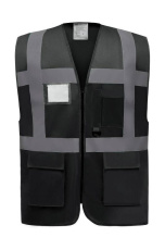 Fluo vadītāja veste, krāsa: melna