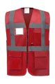 Fluo vadītāja veste, krāsa: sarkana, Sarkans