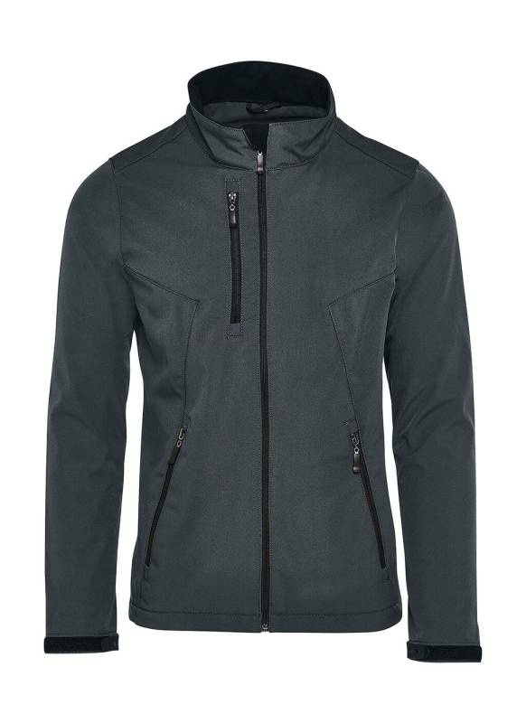 Vīriešu softshell jaka bez etiķetēm, krāsa: ogļu pelēka – SG Signature (1)